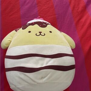 Sanrio Pompompurin Plush Pillow in Cream, Yellow and Brown